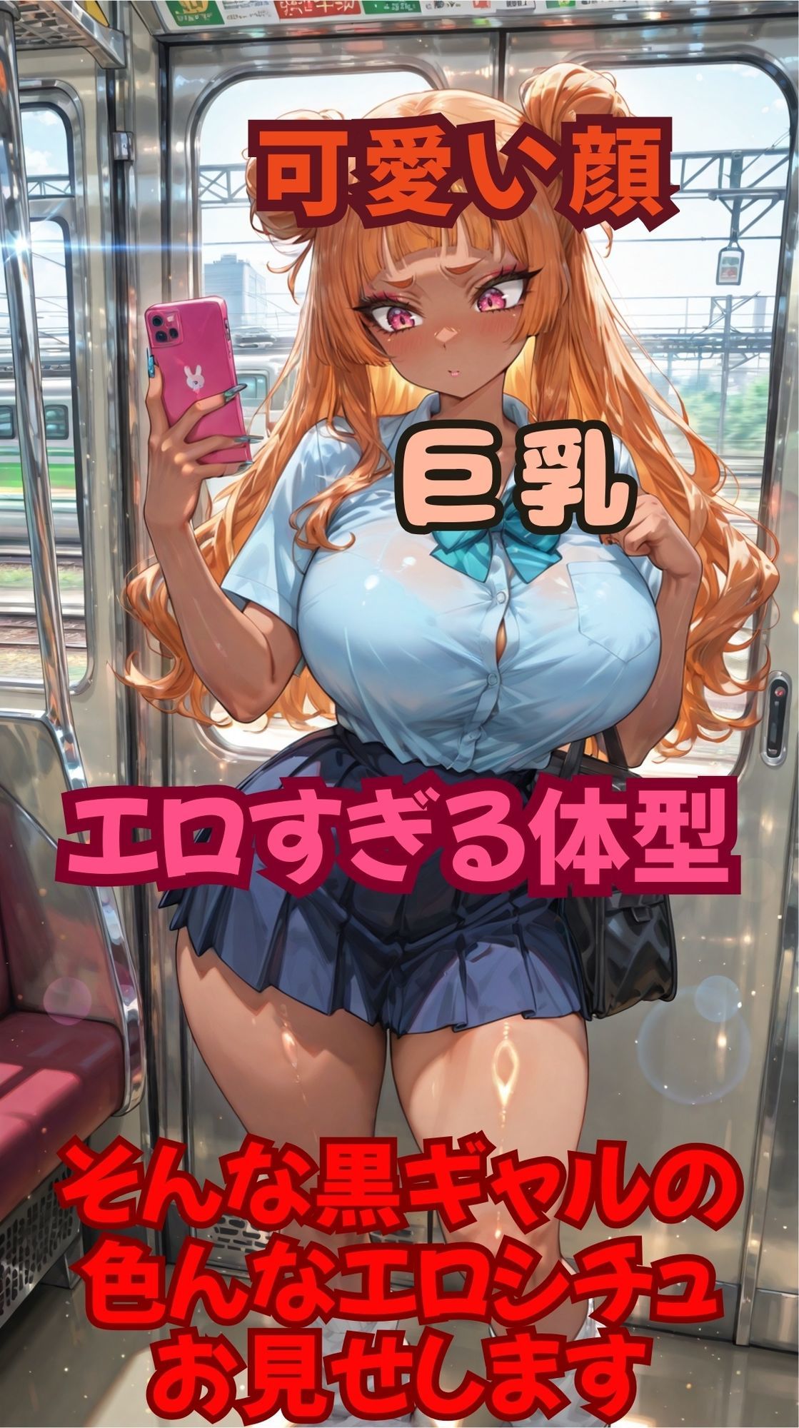 ムチムチ黒ギャルの普段のスガタとエロシチュ - サンプル画像 2