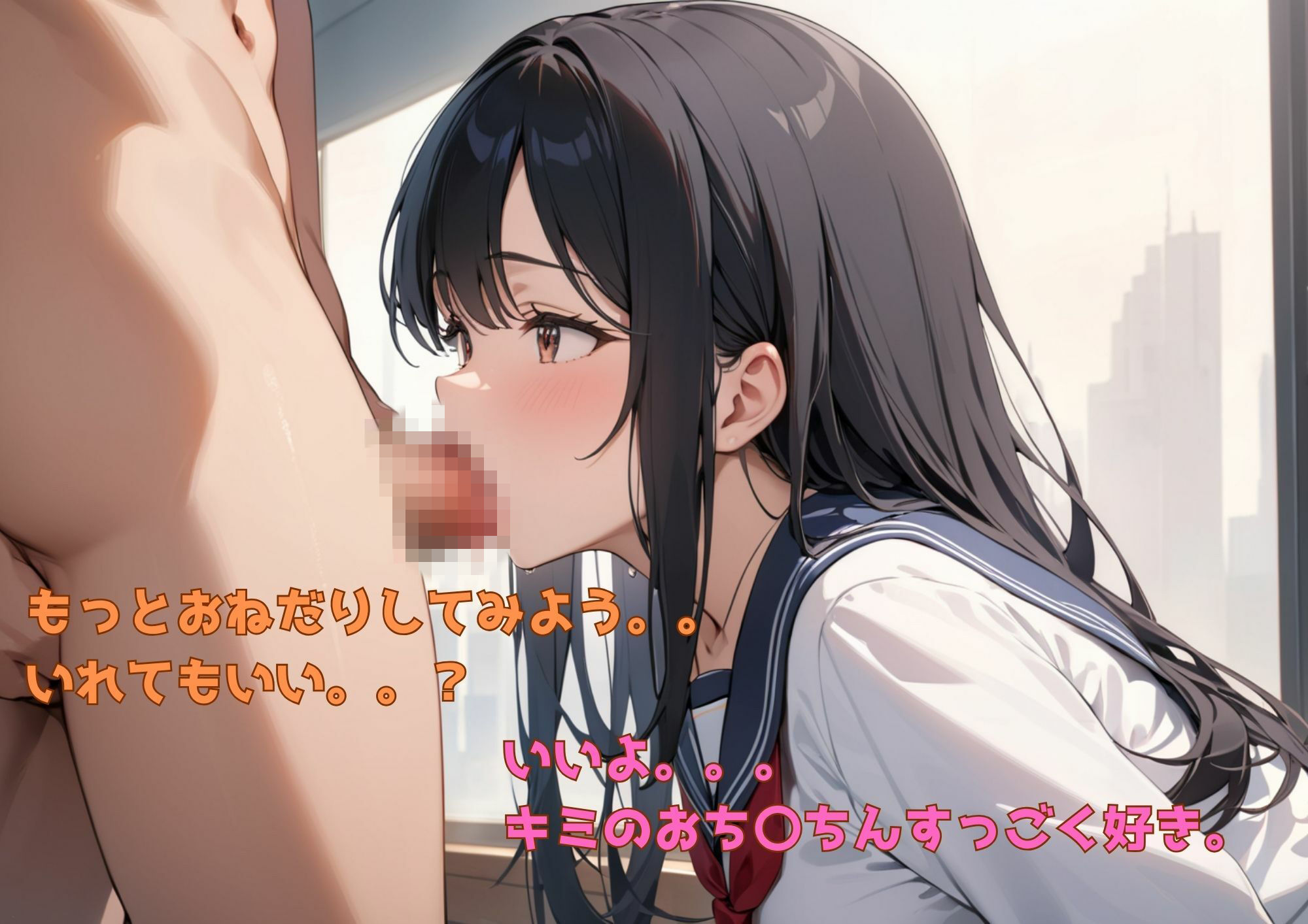 清楚な美少女なのに裏ではま〇こを広げて喘ぐビッチだった件 - サンプル画像 6