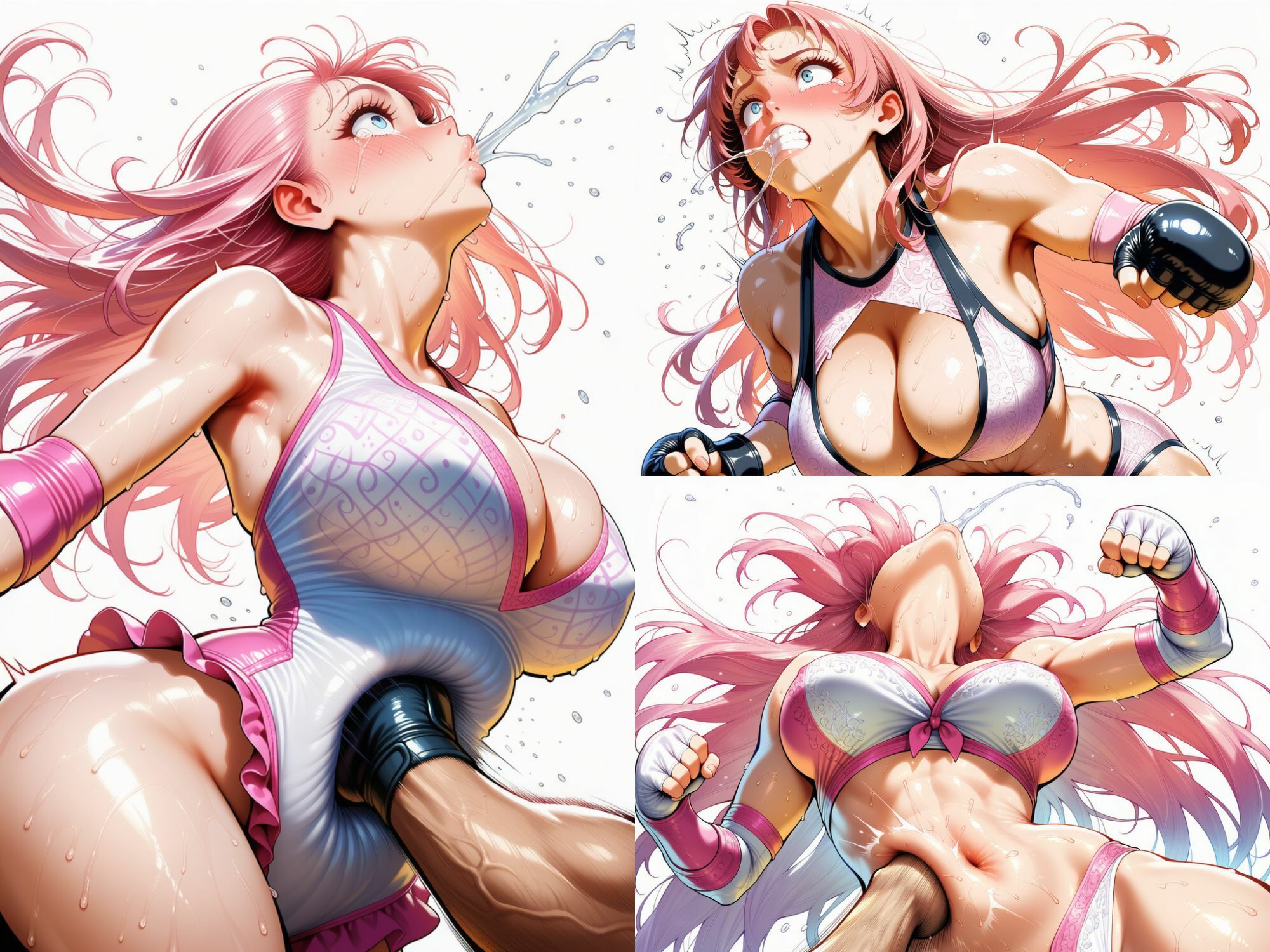 腹パンオンリー 〜ピンク髪アイドル星宮一花の悶絶崩壊〜 - サンプル画像 8