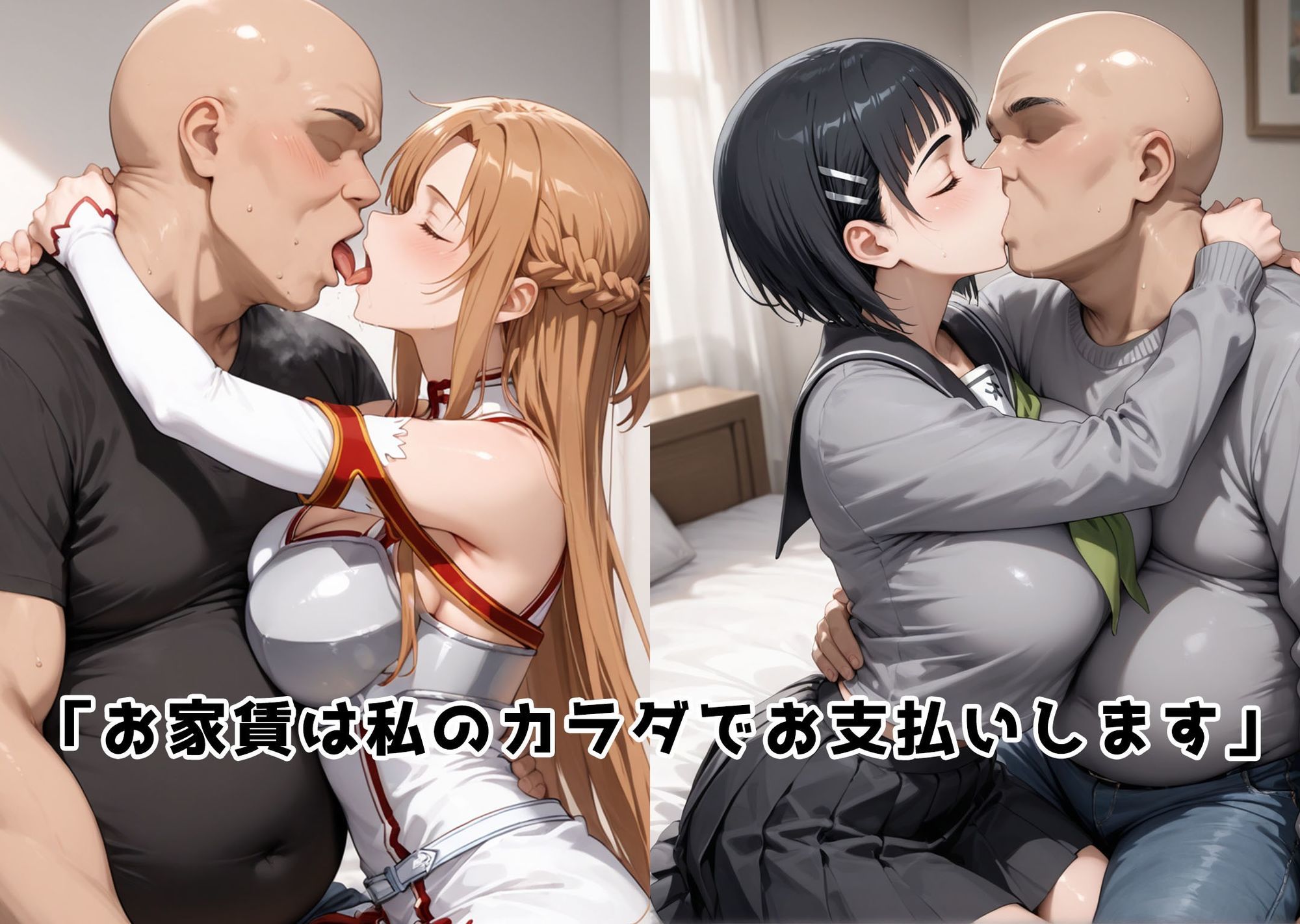 チン体奉仕契約〜大家への家賃は私達のカラダ〜   ア〇ナ・桐〇谷直葉編 - サンプル画像 3