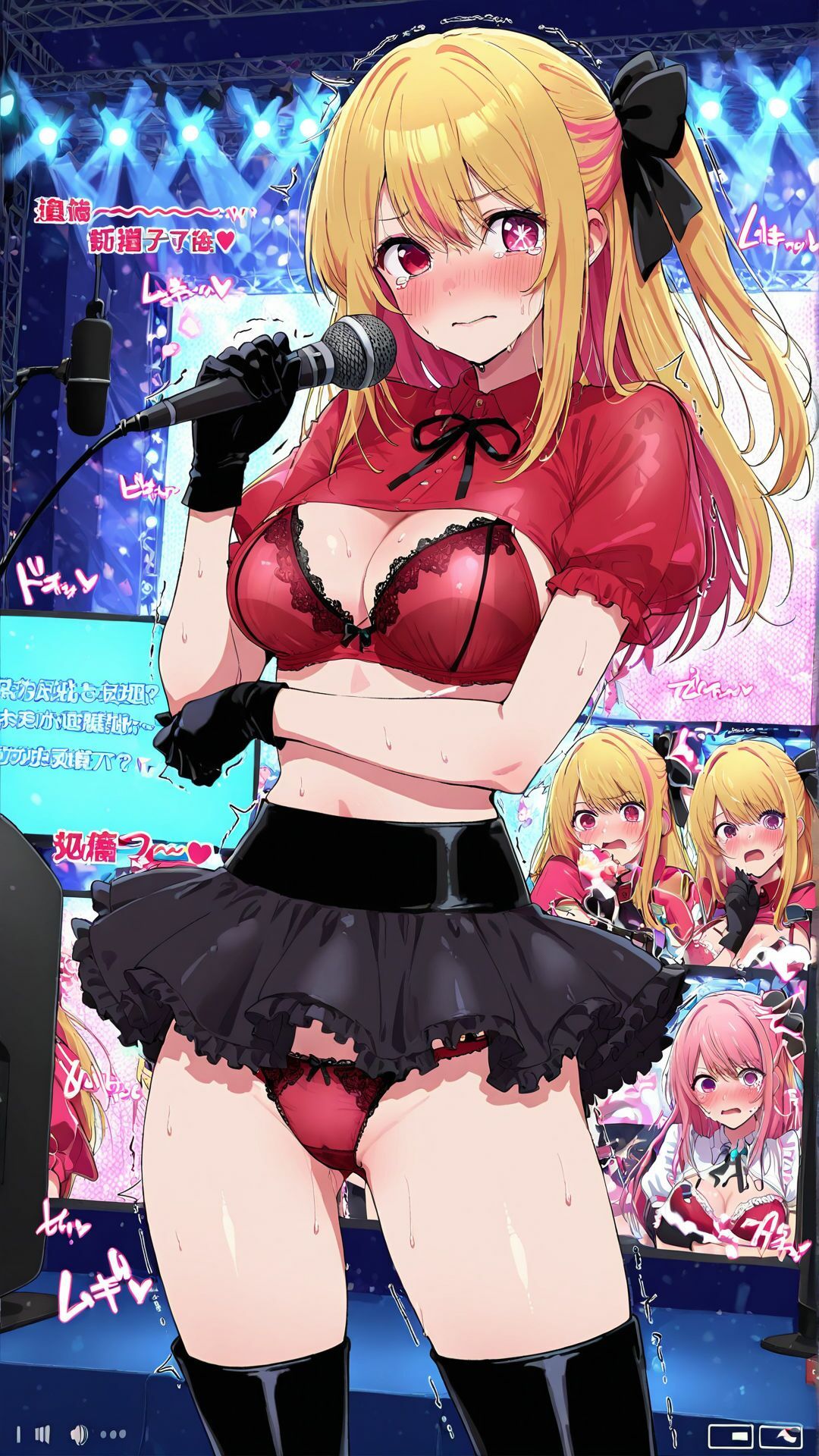 強●羞恥配信〜推し〇子編〜 - サンプル画像 6