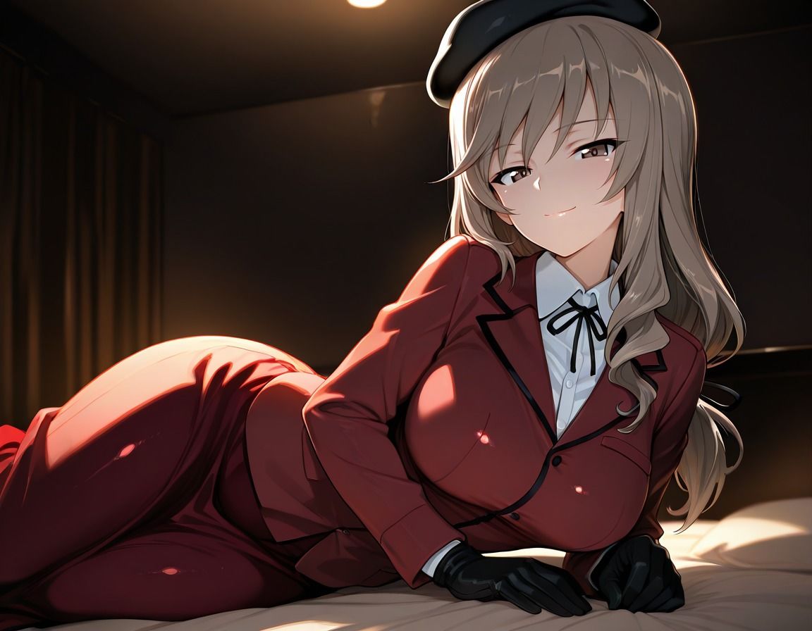 【ガールズ＆パンツァー】家元・人妻 島田千代が若い男の子を分からせようとしたら、逆に分からせられちゃう話 - サンプル画像 1