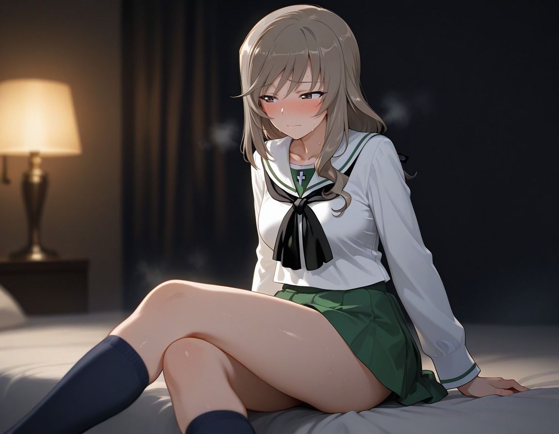 【ガールズ＆パンツァー】家元・人妻 島田千代が若い男の子を分からせようとしたら、逆に分からせられちゃう話 - サンプル画像 7