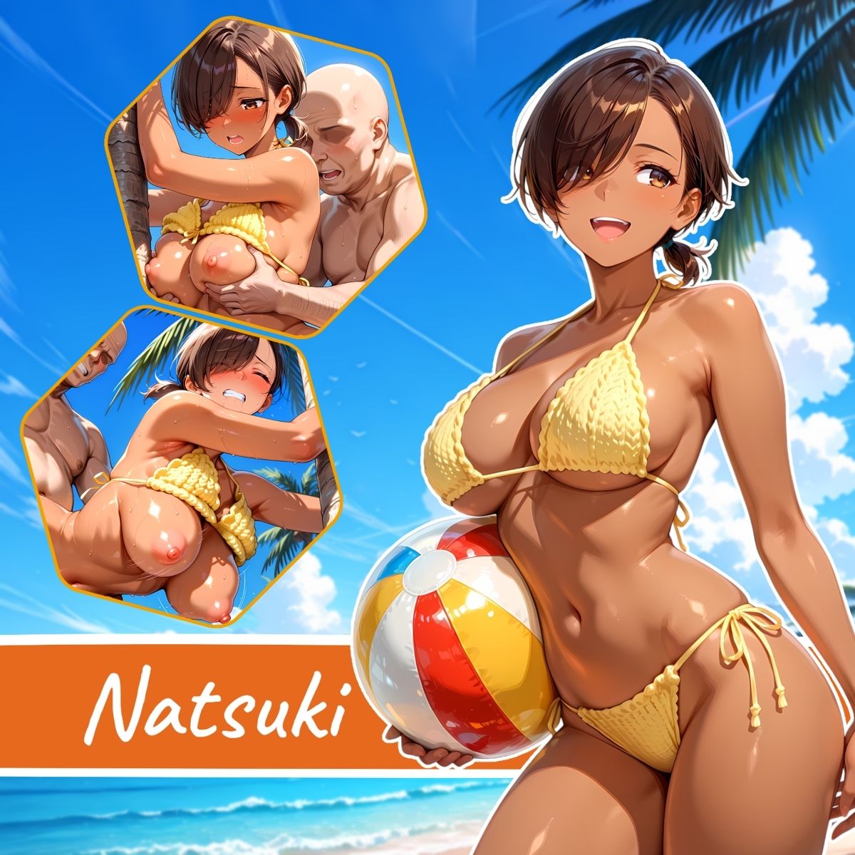 ビキニギャルとハメまくる！ - サンプル画像 2