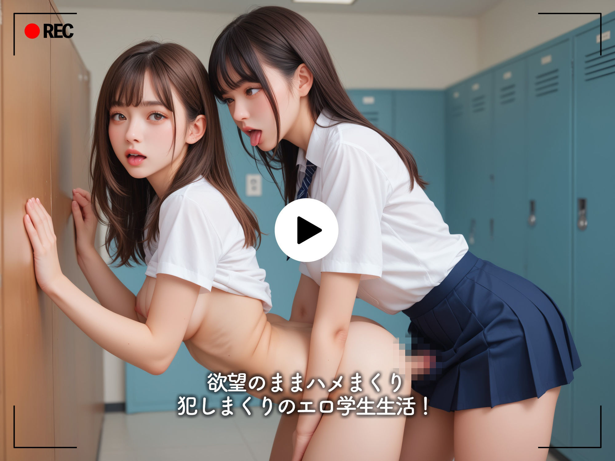 ふたなりちんぽで犯して犯●れて！ふたなりちゃんのハメまくり学生性活 - サンプル画像 4