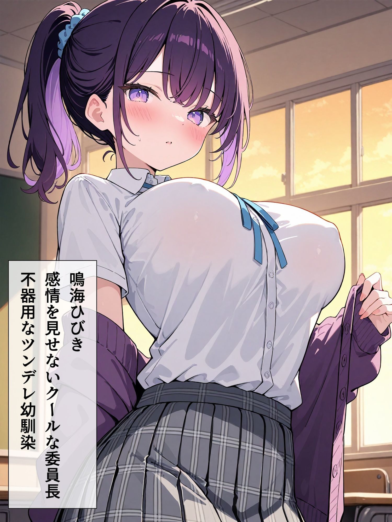 幼馴染が両親のいない家に誘ってきた件 鳴海ひびき編 - サンプル画像 1