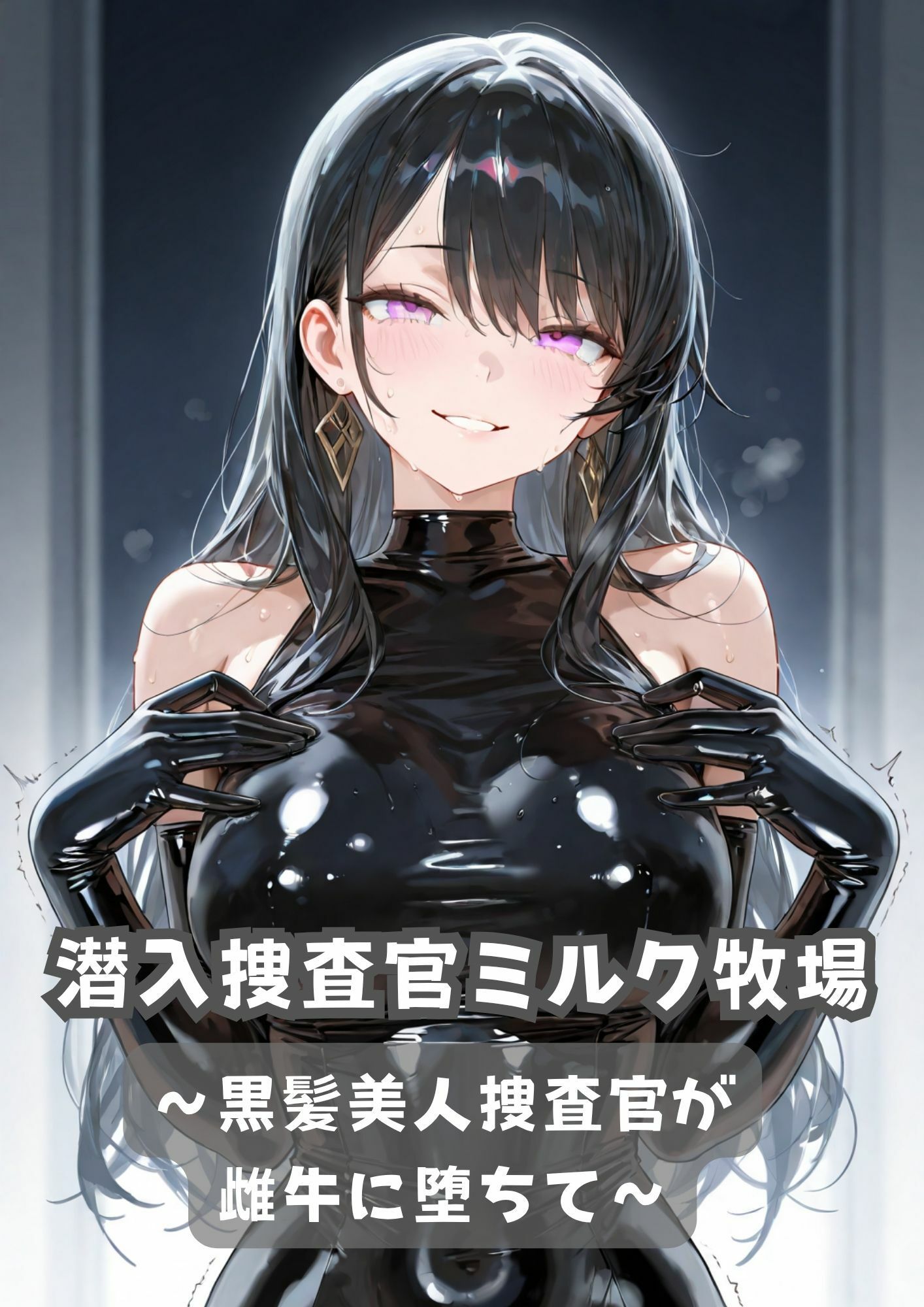 潜入捜査官ミルク牧場 〜黒髪美人捜査官が雌牛に堕ちて〜 - サンプル画像 1