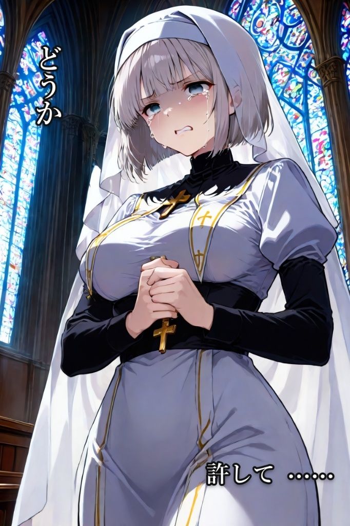 銀髪聖女  穢された純潔の祭儀 - サンプル画像 2