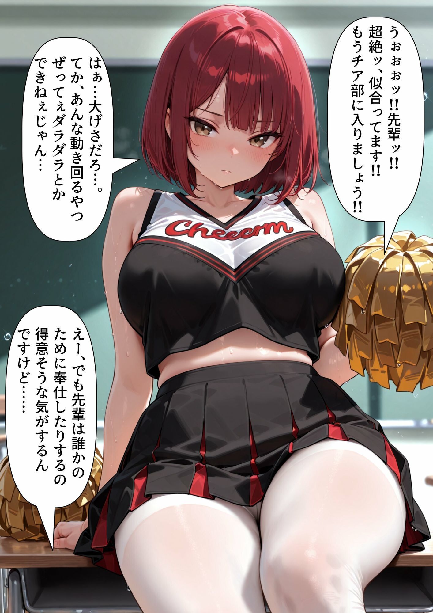 TS2作品セット8（【人格改変】クール美人なアイドルの護衛をチンポ大好き変態女に…・【入れ替わり】爆乳卓球女子と入れ替わり、スケベが大好きに…） - サンプル画像 10