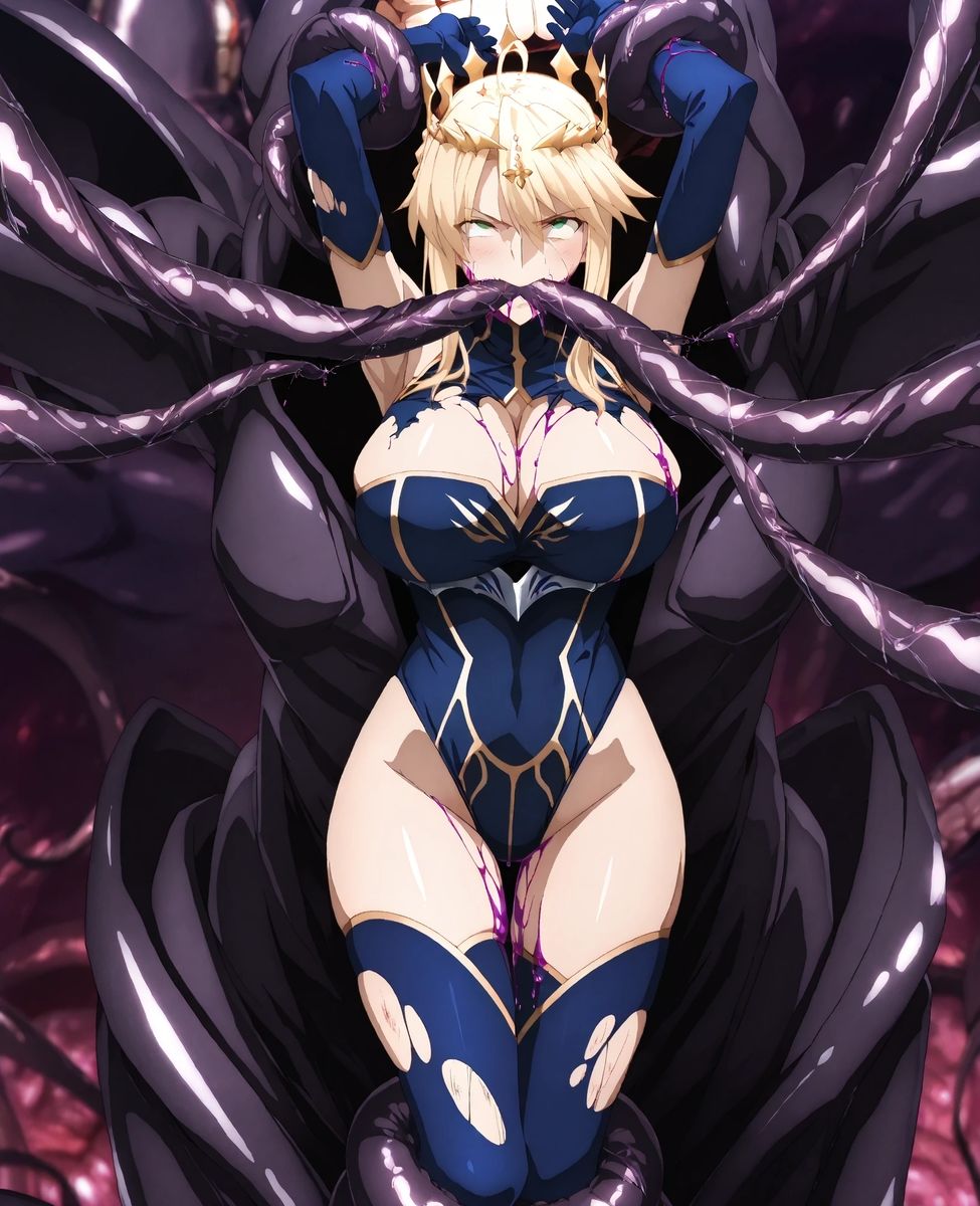 アルトリアランサー ラフム姦 - サンプル画像 2