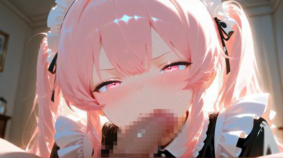 ツンデレメイドの朝のご奉仕 - サンプル画像 2