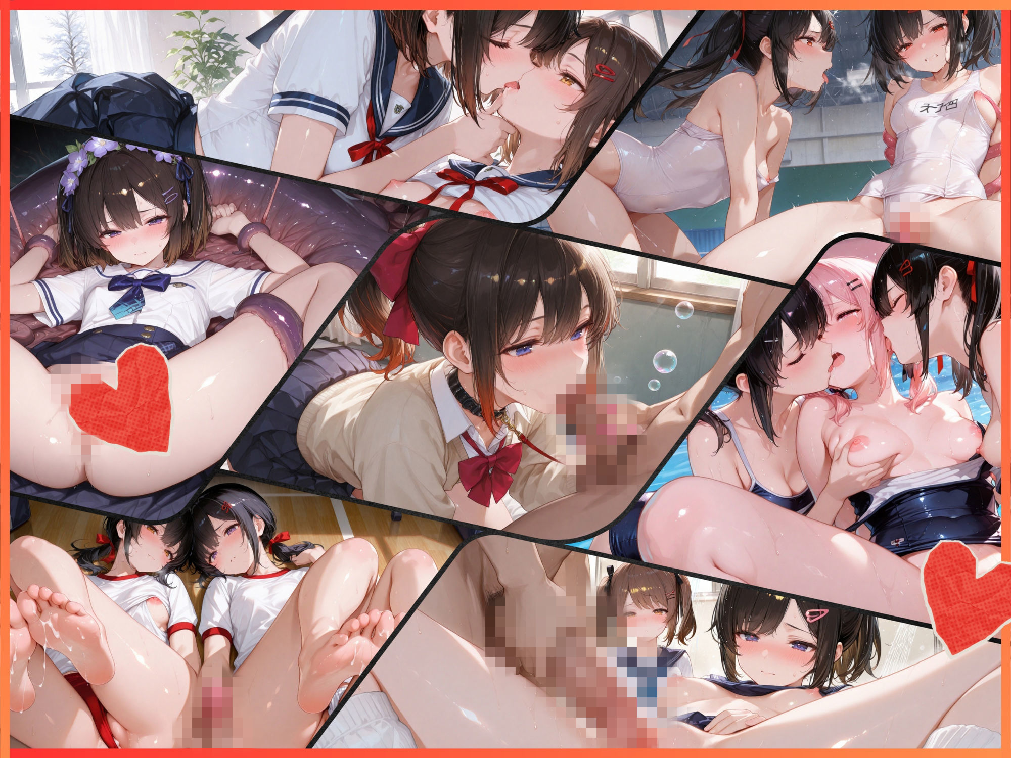 【CG集版】先生におまんこ見せるのは当然だよね？常識改変CG集 - サンプル画像 1