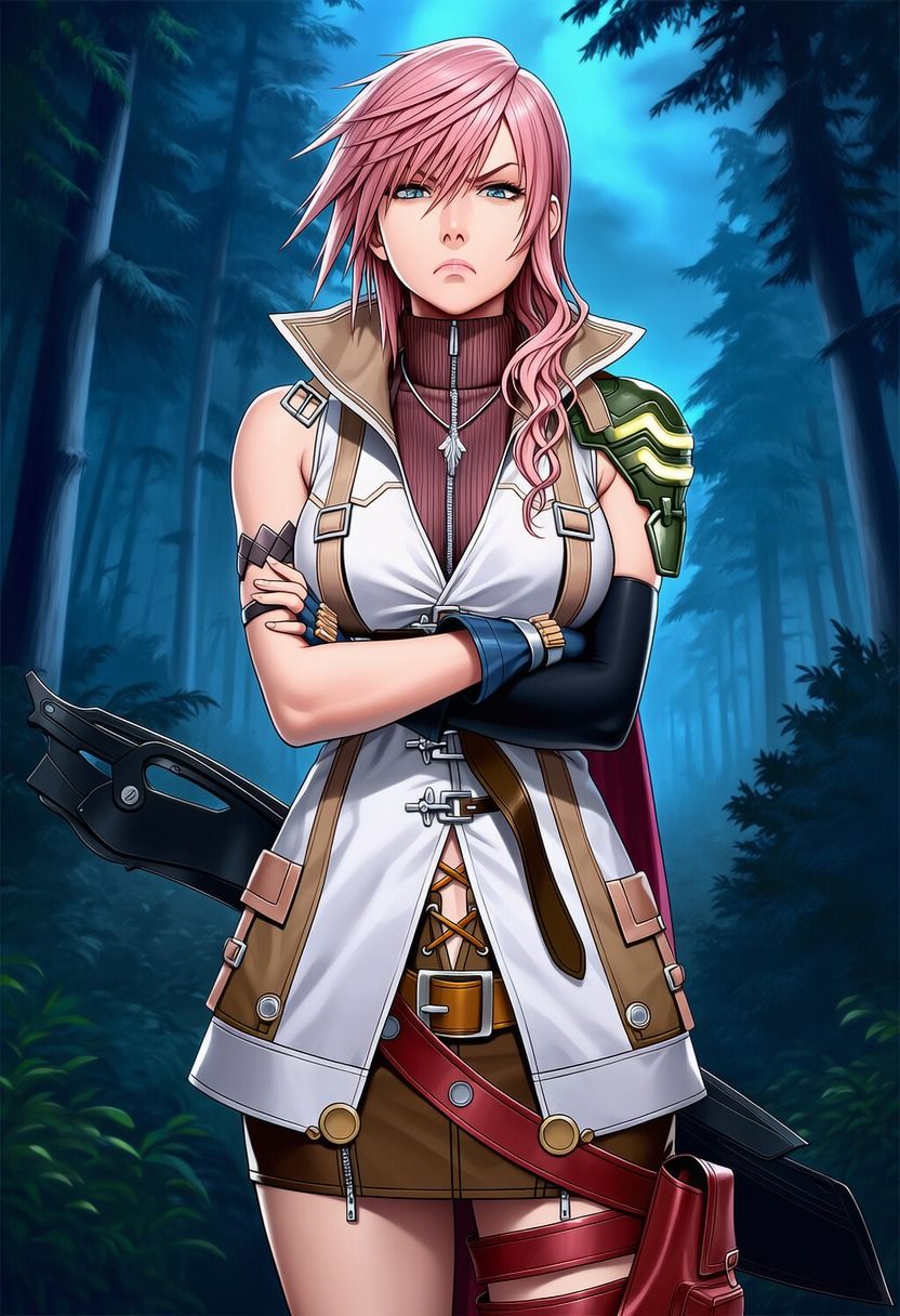 ライトニング（FF） vs ぬるぬる触手【苗床編】 - サンプル画像 1