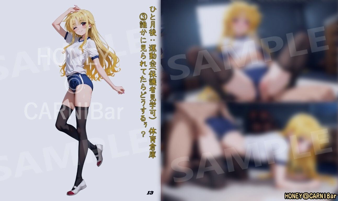 同棲してる淫癒なギャルタロッサちゃんの健全発育見守り記録 - サンプル画像 3