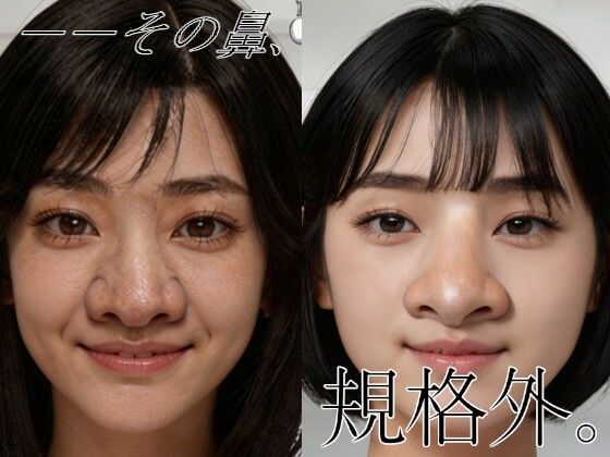 規格外の巨鼻〜屈辱の鼻フックに堕ちる巨鼻女性たち〜 - サンプル画像 1