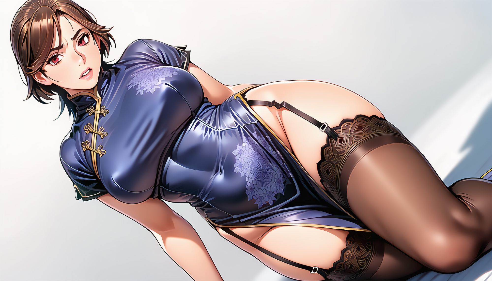 人妻チャイナドレスコレクション - サンプル画像 3