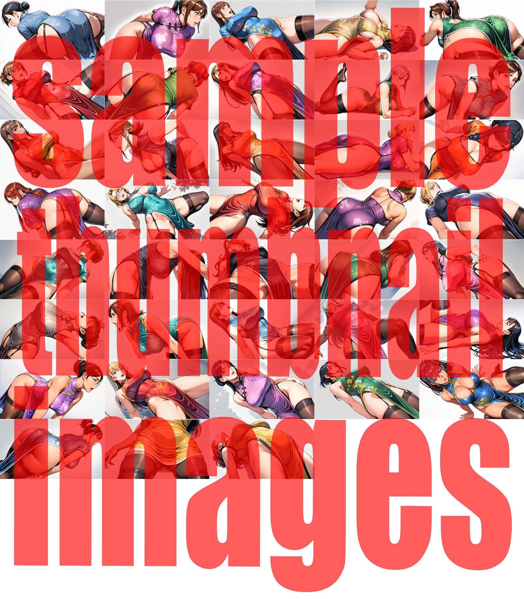 人妻チャイナドレスコレクション - サンプル画像 7