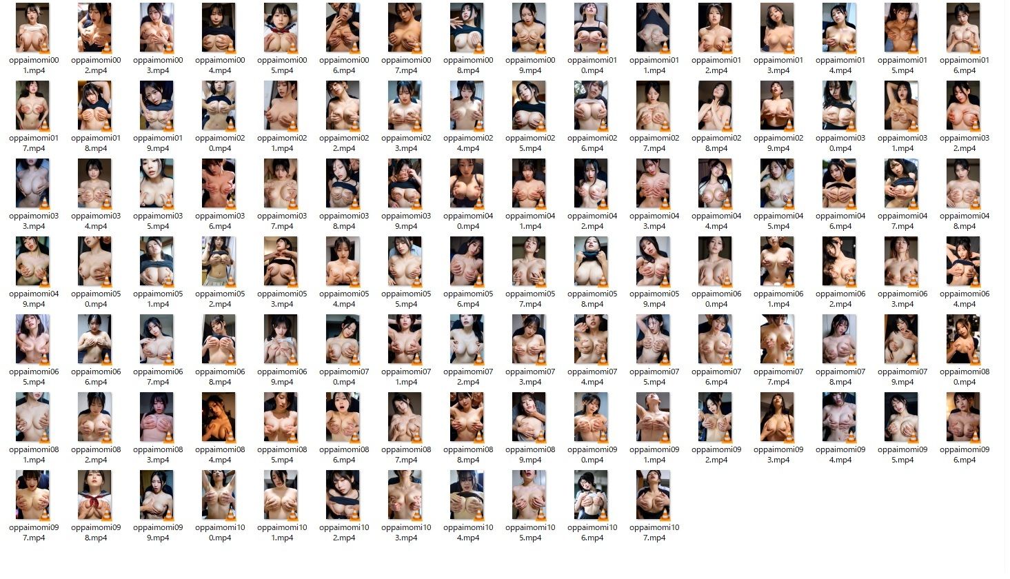 美女のおっぱいモミモミ集  美女ぱい100人分編 - サンプル画像 1