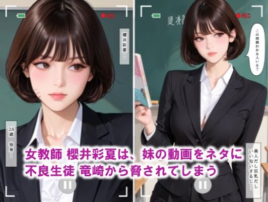 狙われた女教師 絶望の教室（前編） - サンプル画像 1