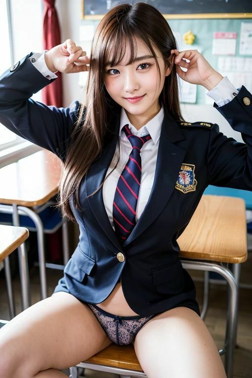 巨乳女子〇生教室で生着替え9  300ページ - サンプル画像 5