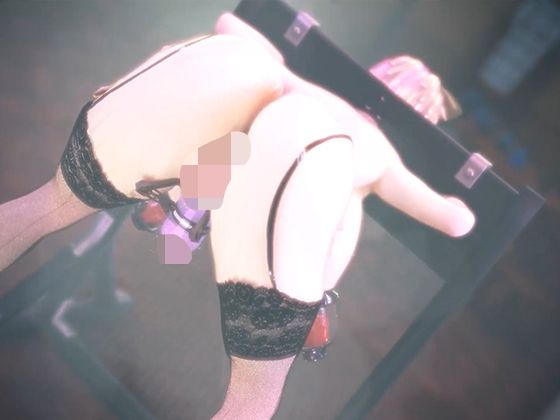 巨大ふたなり猫娘アクメ乳首責め〜激かわ爆乳猫娘を拘束して高速乳首オナホ責めでメス堕ち射精〜 - サンプル画像 5