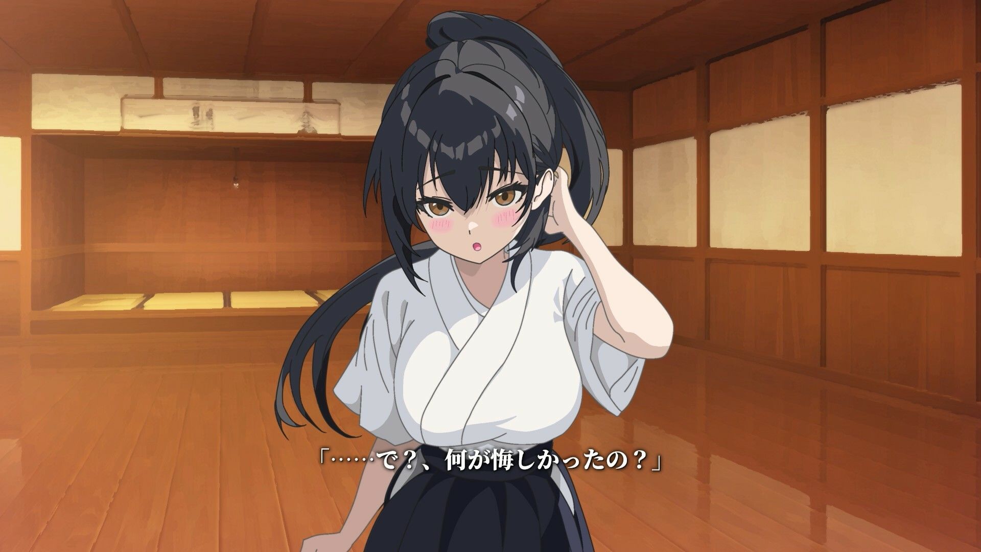 【Live2Dアニメ】剣道の試合で負けた俺を先輩がケア（エッチ）してくれる話 - サンプル画像 2