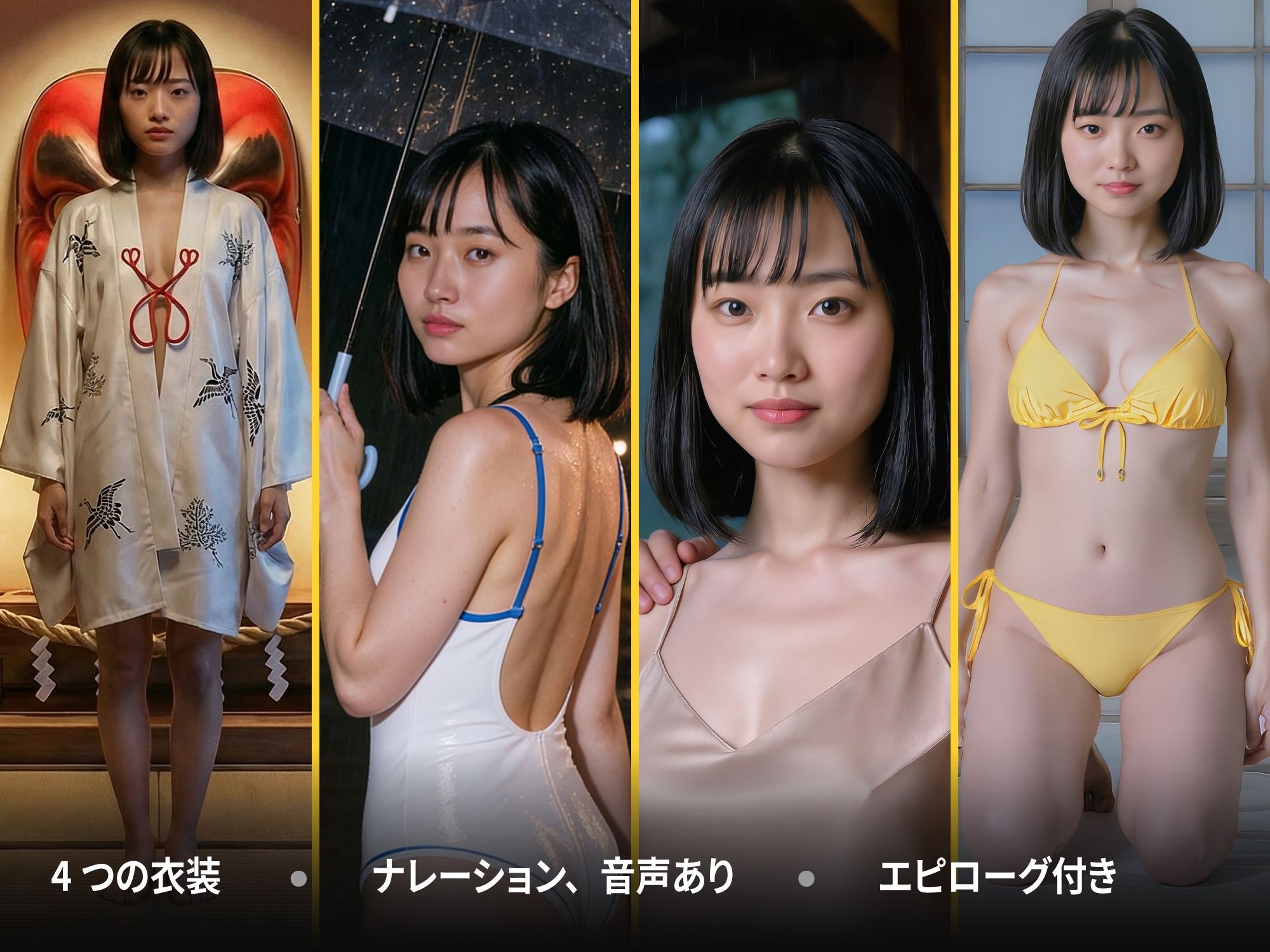 人工雨の性宴 - サンプル画像 3