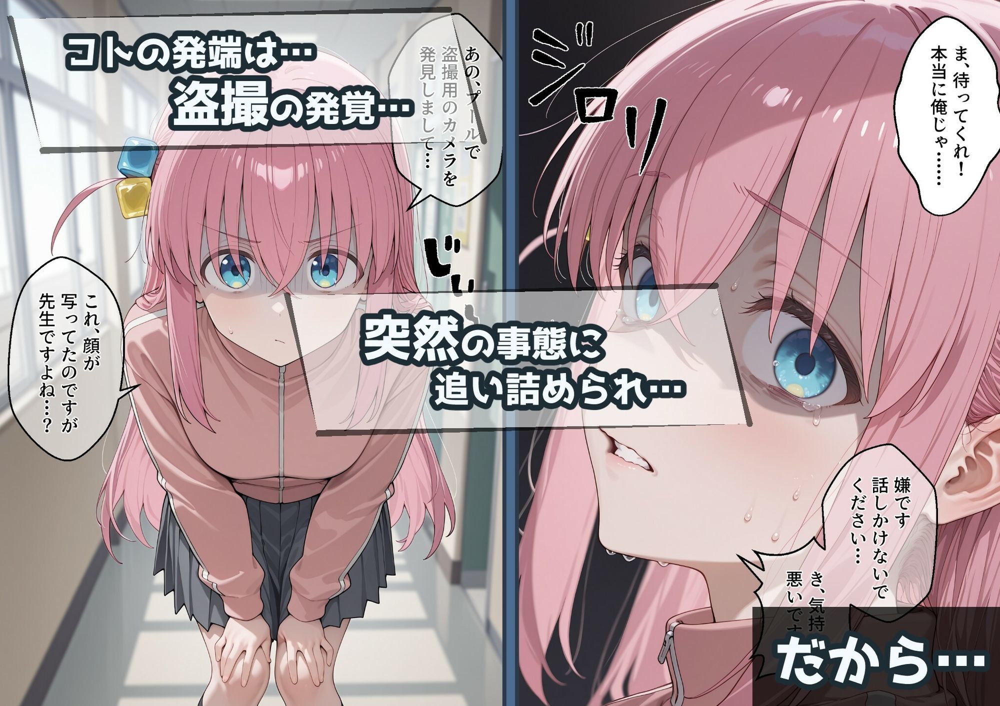 冴えないおじをザマァwしたら 拉致られてメス奴○にされました 【ぼっち・ざ・ろっく！ 後藤ひ〇り編】 - サンプル画像 2