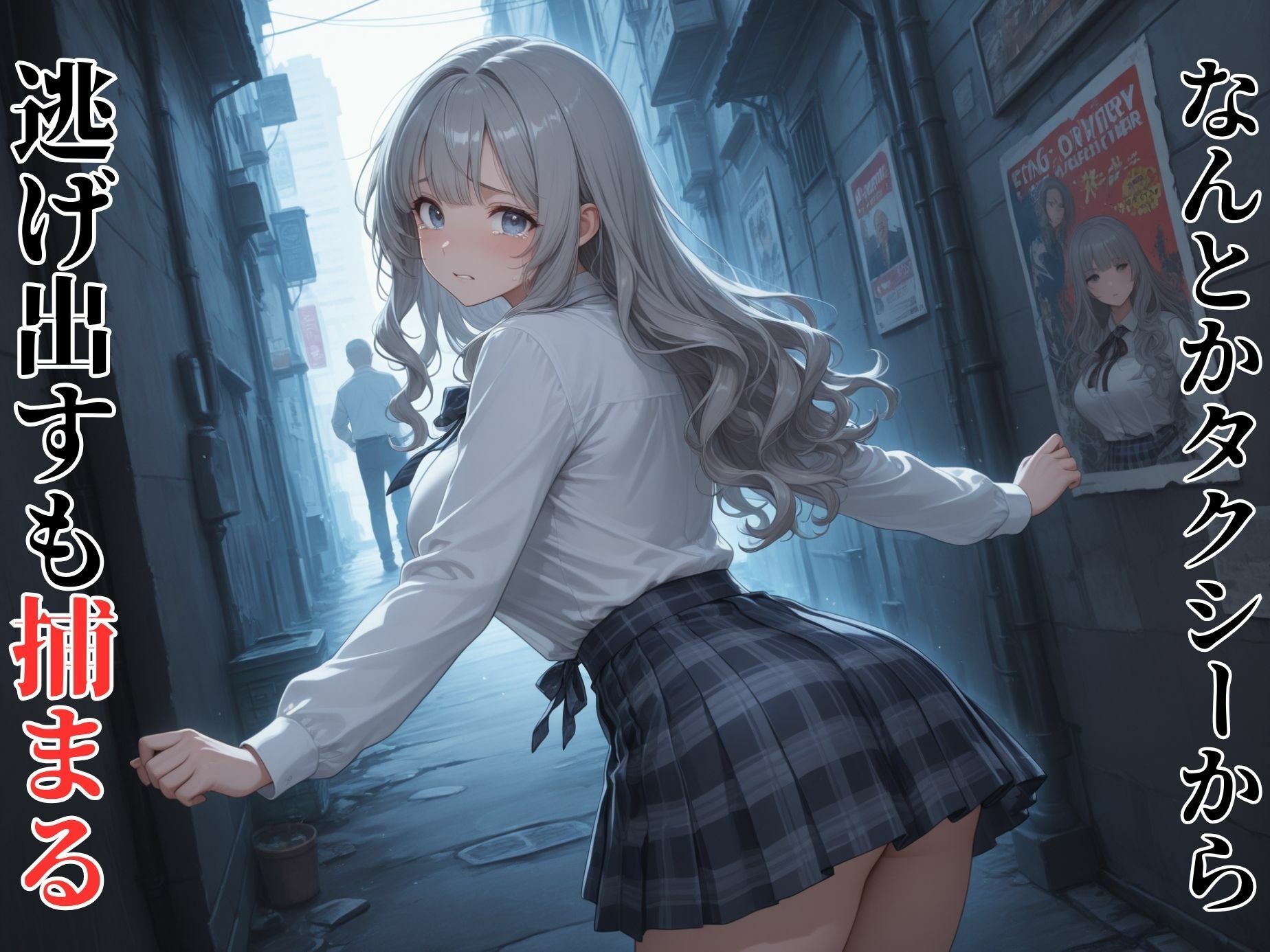 女子校生、タクシー運転手に拉致されレ●プ→快楽堕ち - サンプル画像 3