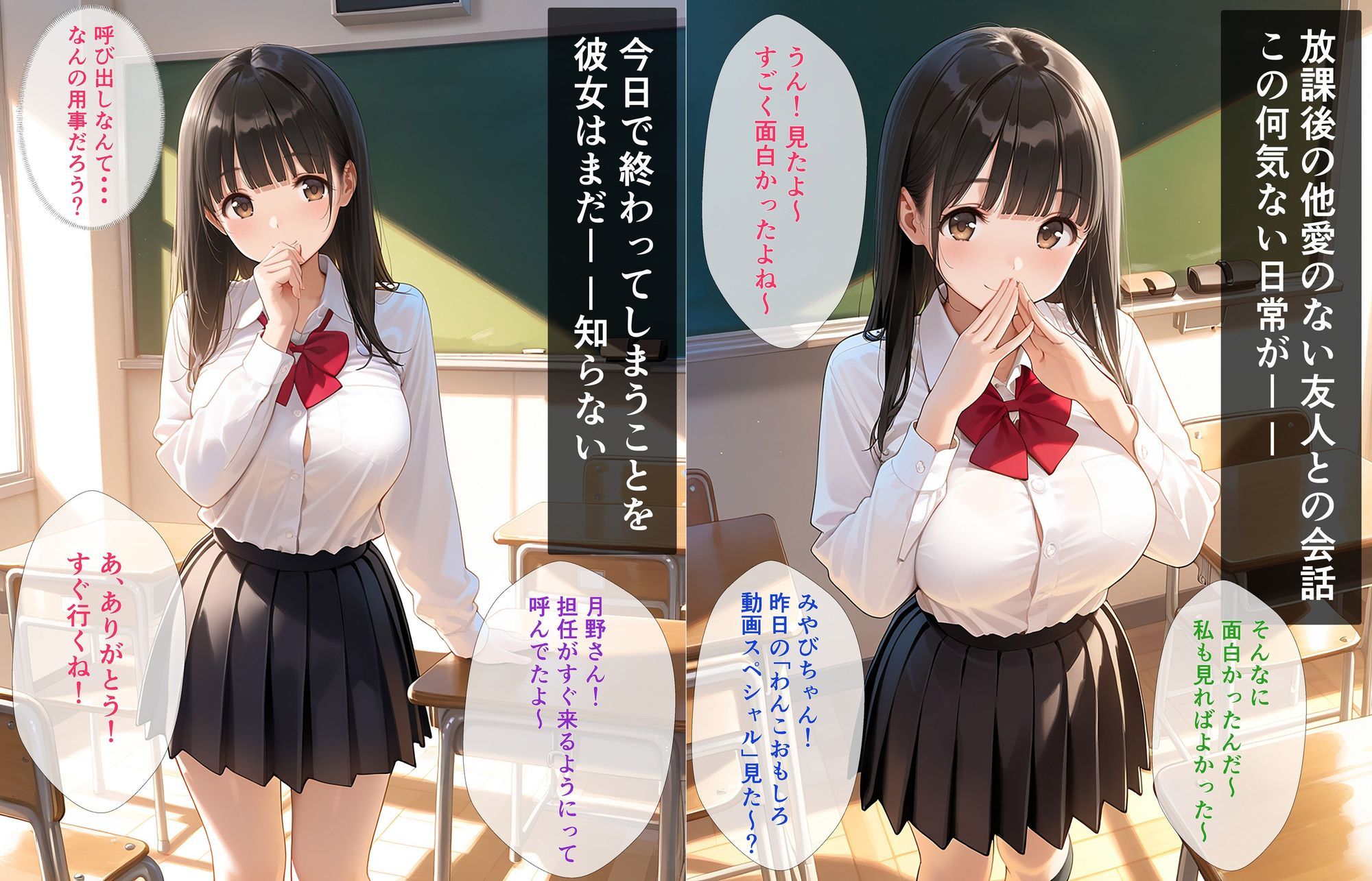 地味で真面目なJ◯をいいなり調教してメス堕ちさせた件 - サンプル画像 2