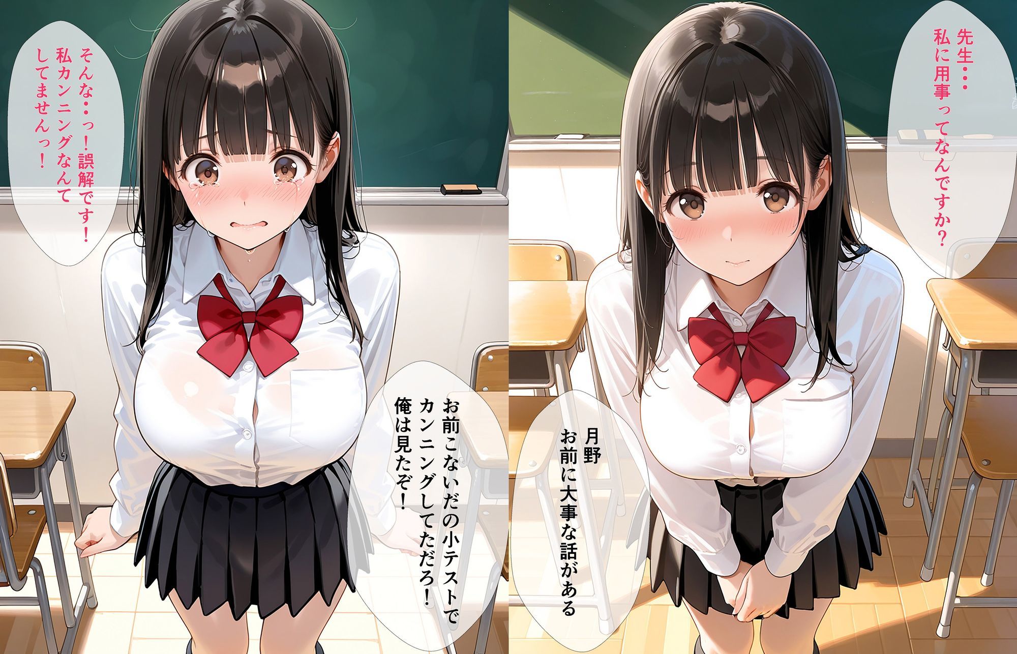 地味で真面目なJ◯をいいなり調教してメス堕ちさせた件 - サンプル画像 3