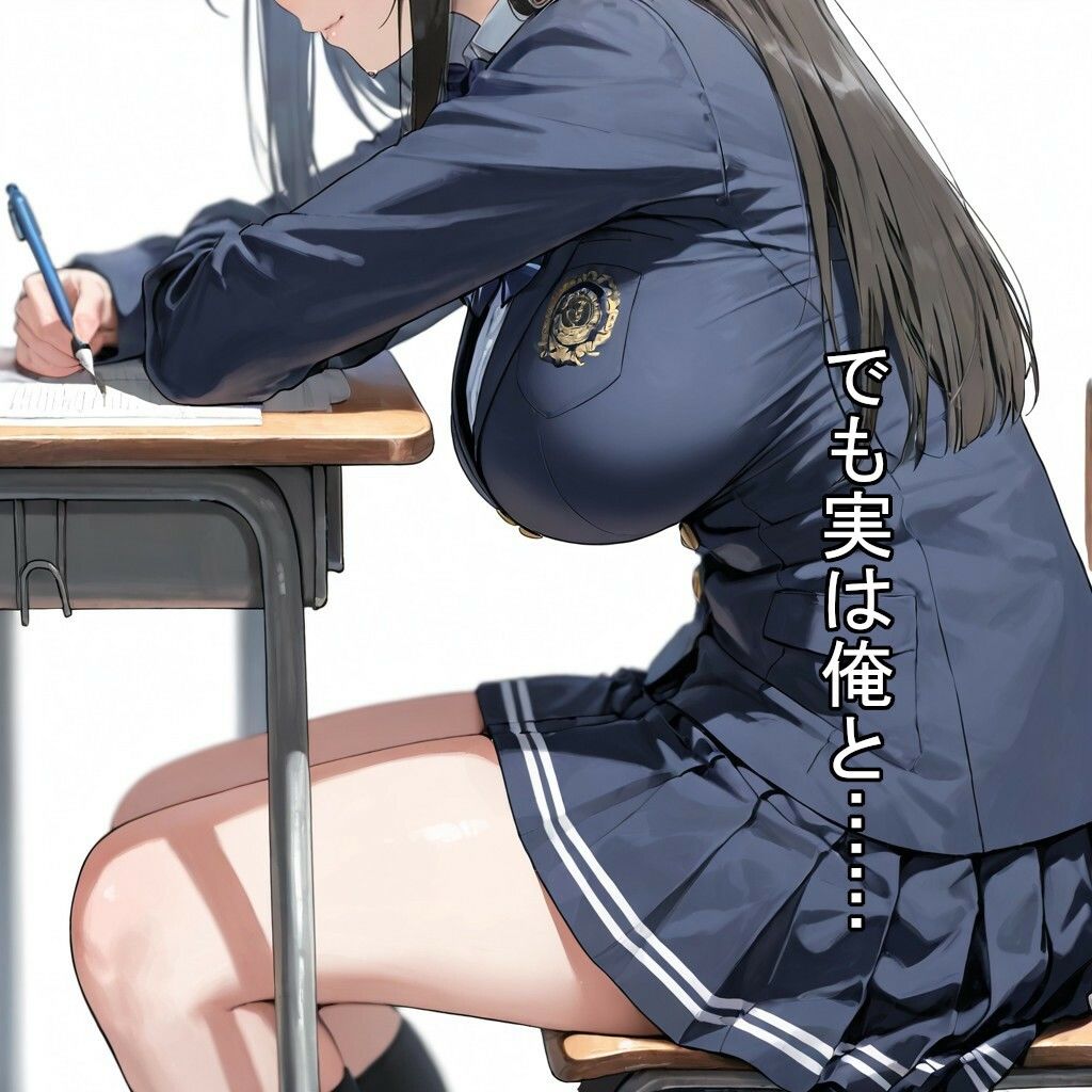 【制服】高嶺の花と過ごすナイショの時間 - サンプル画像 2