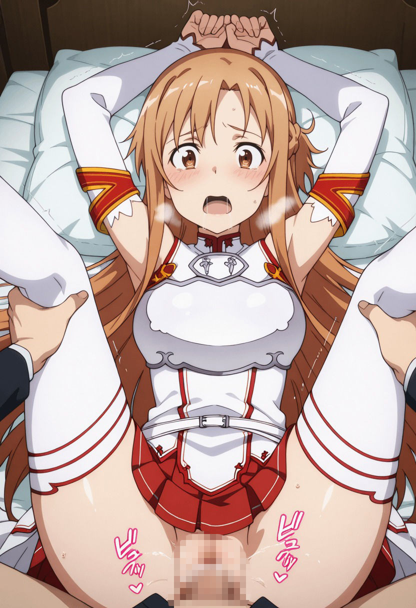 敗北ヒロイン！チンポに負けたアスナ！【豪華CG300枚収録】 - サンプル画像 4