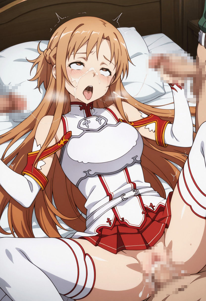 敗北ヒロイン！チンポに負けたアスナ！【豪華CG300枚収録】 - サンプル画像 9