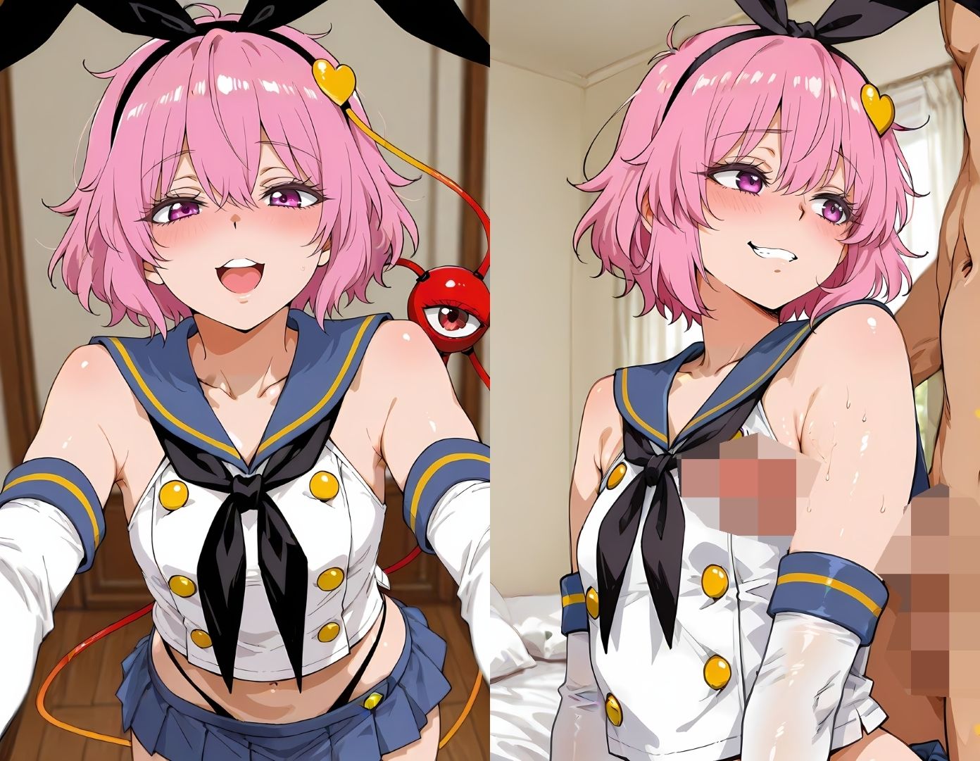 幻想郷の覚妖怪とイチャコスエッチ - サンプル画像 6