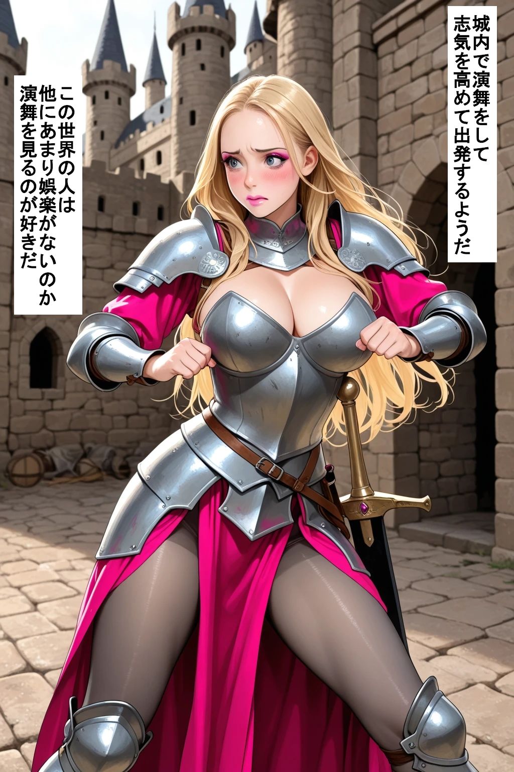 ふたなりファンタジー（ストーリー付） 男の娘の僕は勇者として異世界に転生して伝説になった - サンプル画像 3