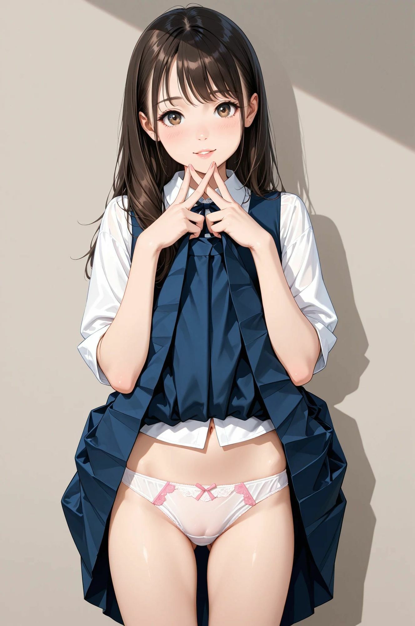 PANTY FETISH 自ら捲ってパンティ全部見せ（はーと） - サンプル画像 2