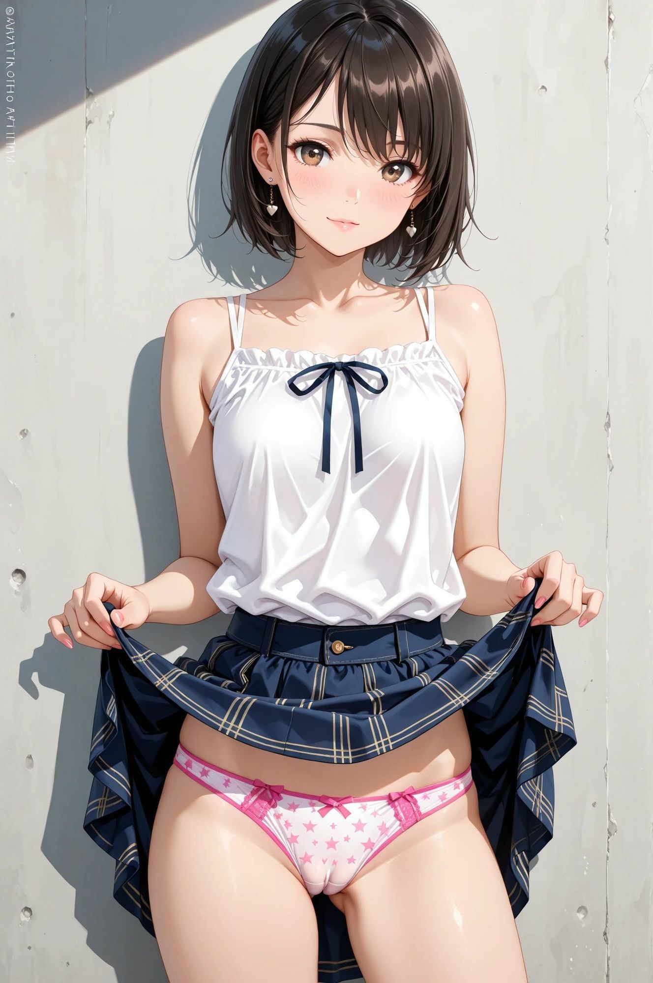 PANTY FETISH 自ら捲ってパンティ全部見せ（はーと） - サンプル画像 5