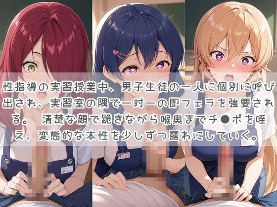 生徒たちの搾精パトロール係 〜先生を見つけたら即抜きサービス〜 食〇のソーマ シリーズ 2 - サンプル画像 1