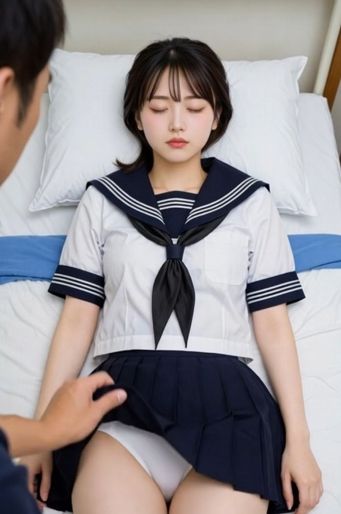 制服動画 vol.1 保健室スカートめくり編 - サンプル画像 5