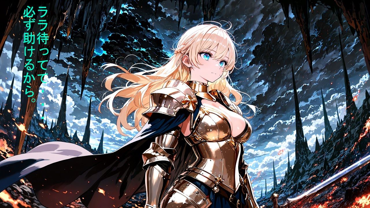 女騎士リリス 1 -ゴブリンの凌●- - サンプル画像 1