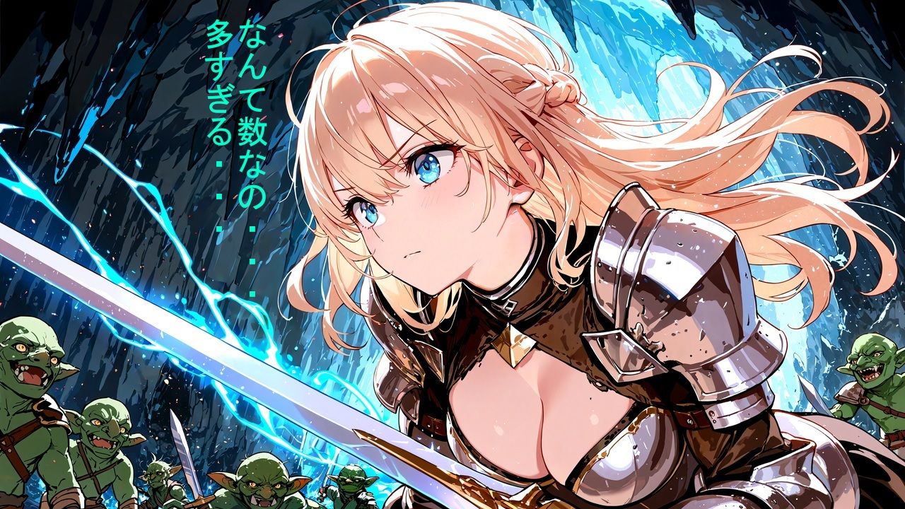 女騎士リリス 1 -ゴブリンの凌●- - サンプル画像 2