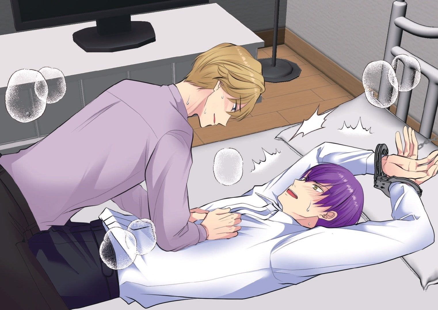 堕ちた元No1ホストが見下していた後輩ホストに手錠で縛られ開脚調教されたらプライド崩壊でメス堕ちした結果... - サンプル画像 2