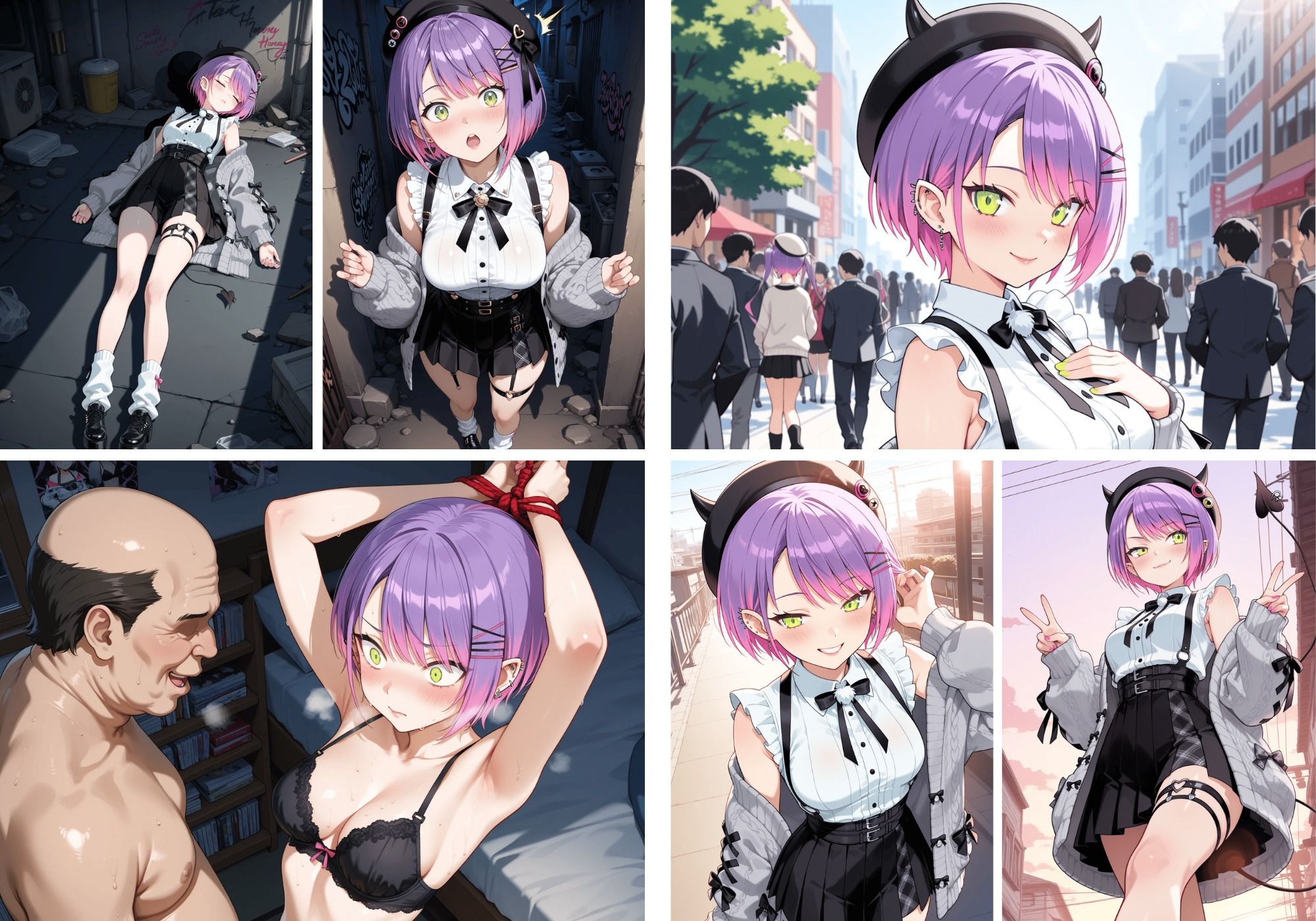 おじさんにお持ち帰りされた常闇ト〇 - サンプル画像 1