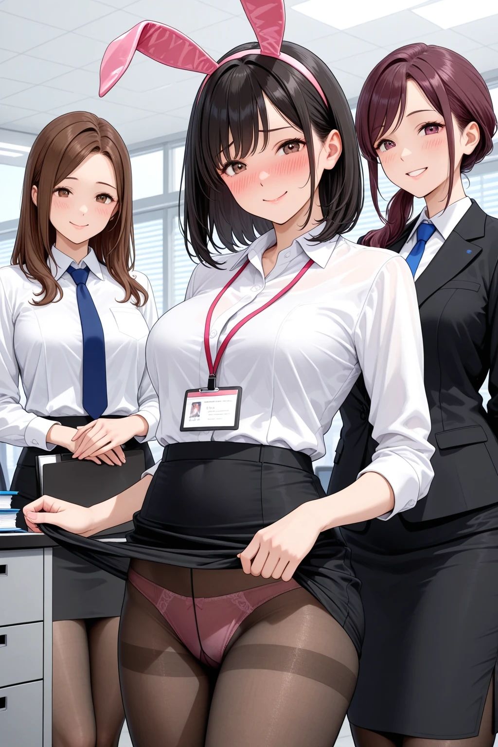 魅惑のフェチ画像集 わんわんOLがいる風景 - サンプル画像 1