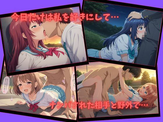 【500P】【寝取られ日誌】彼氏と喧嘩したその後に…女子校生ver - サンプル画像 3