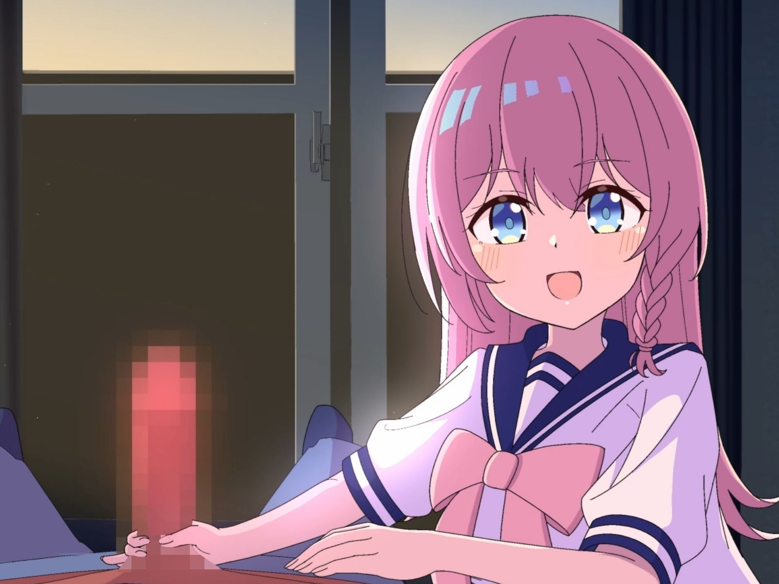 あまあまおてて〜部屋に勝手に入ってきた幼馴染お姉さん〜【手描きアニメ】 - サンプル画像 1