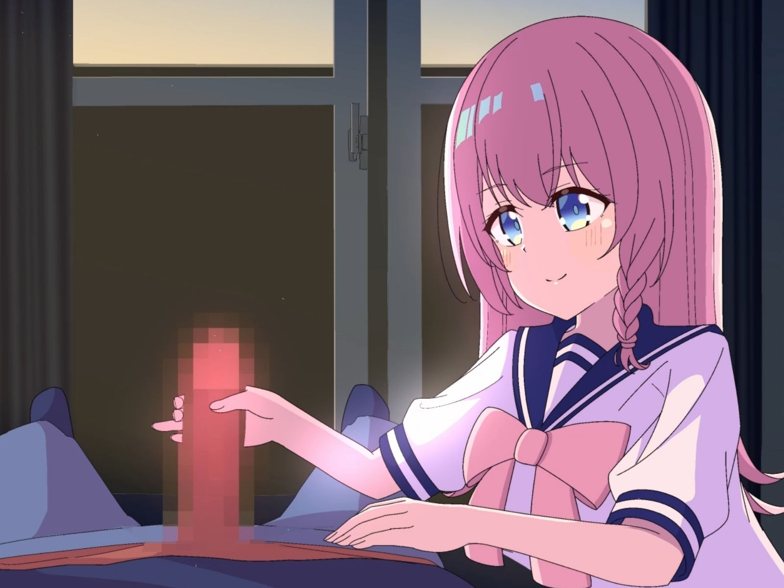 あまあまおてて〜部屋に勝手に入ってきた幼馴染お姉さん〜【手描きアニメ】 - サンプル画像 2