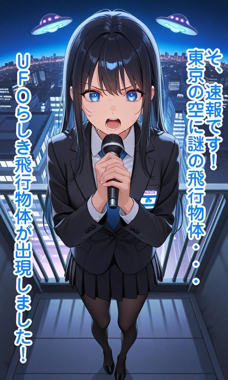 変態ふたなり化ビームが急に空から降ってくる世界 - サンプル画像 1