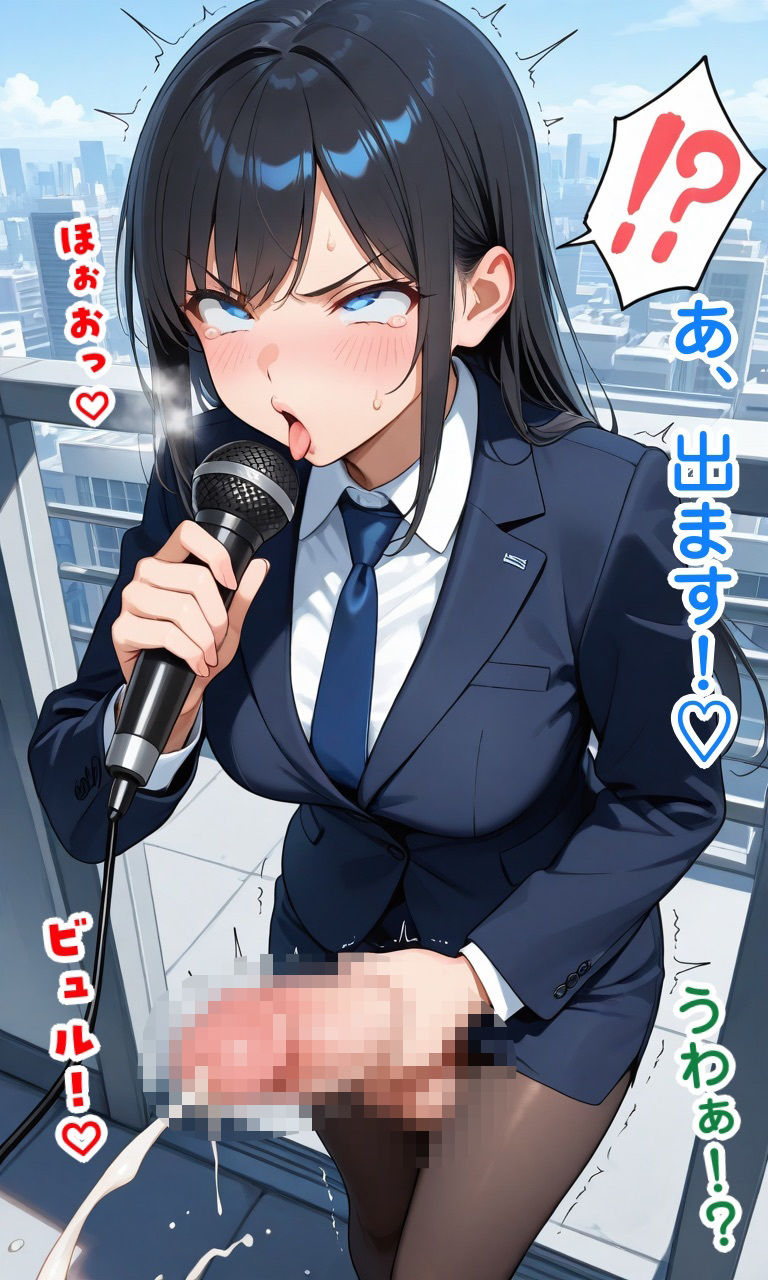 変態ふたなり化ビームが急に空から降ってくる世界 - サンプル画像 5